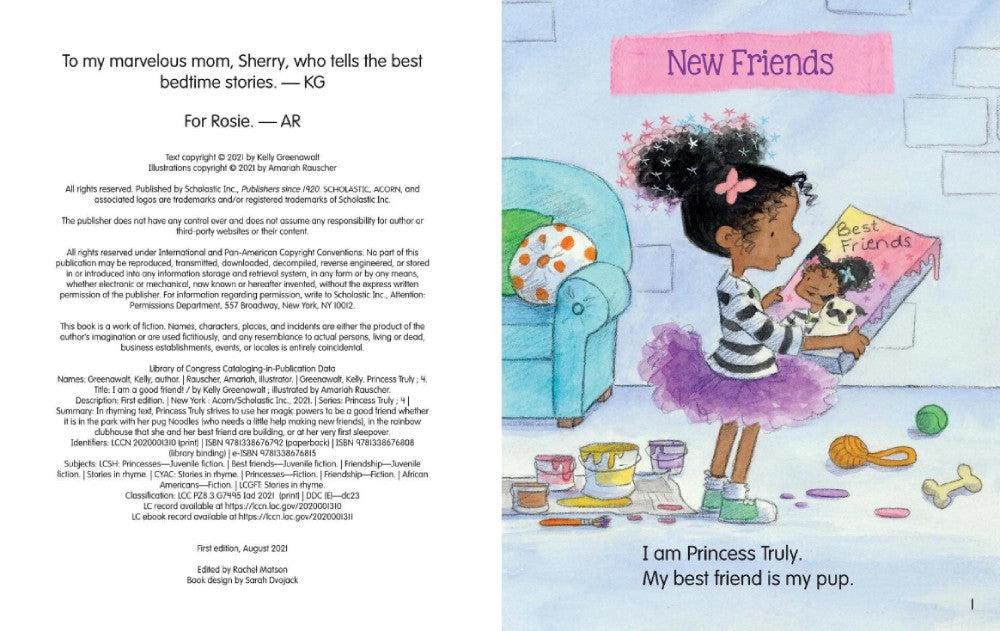 Princess Truly #04 I Am a Good Friend! (Acorn)-Fiction: 橋樑章節 Early Readers-買書書 BuyBookBook