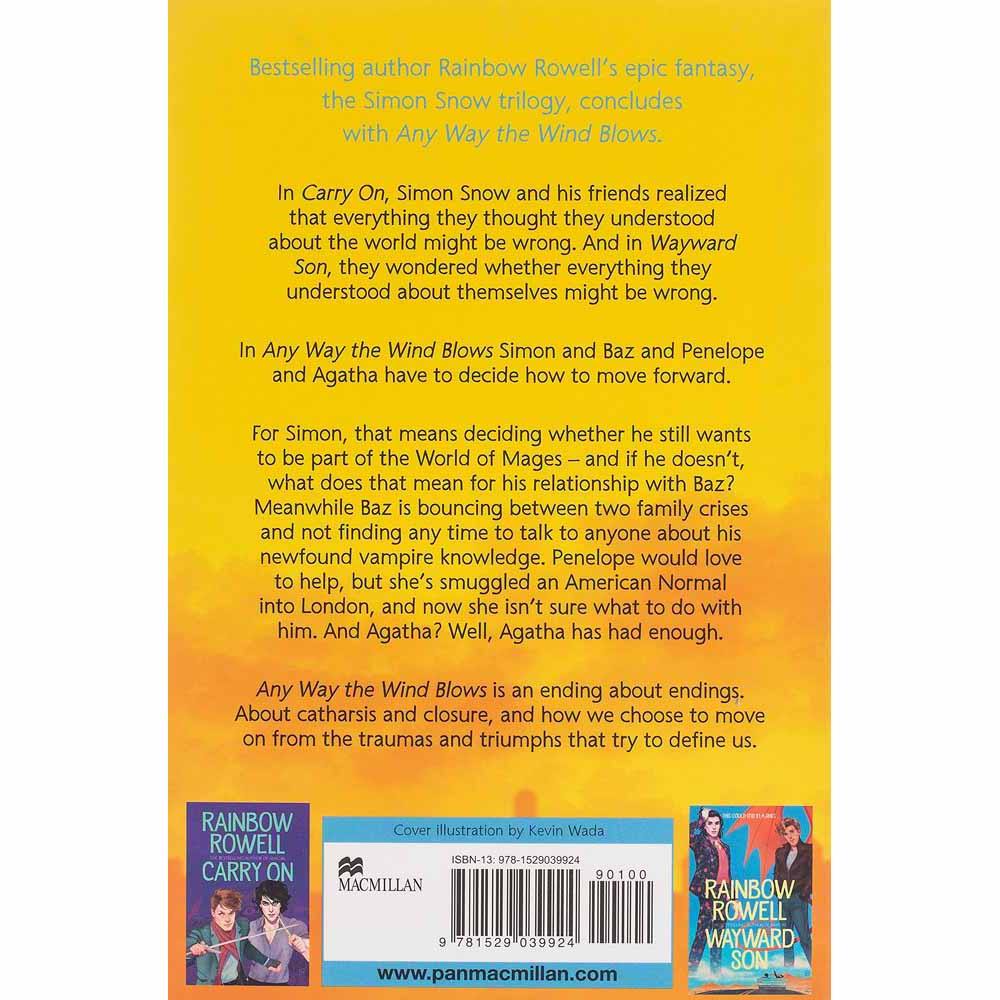 Simon Snow #03 - Any Way the Wind Blows (Paperback)(Rainbow Rowell) Macmillan UK