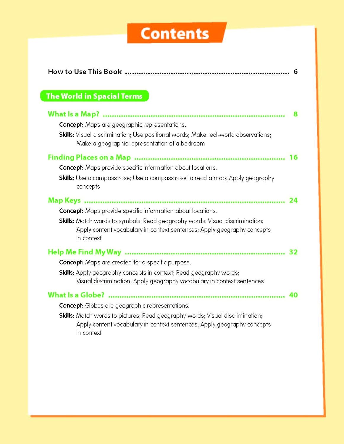 Skill Sharpeners: Geography (Grade 1) (Evan-Moor)-Activity: 學習補充 Learning & Supplemental-買書書 BuyBookBook