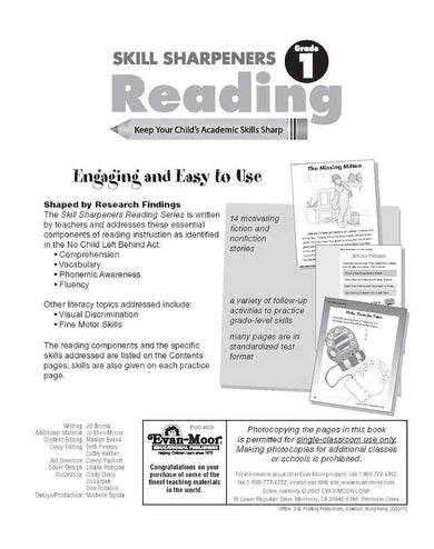 Skill Sharpeners: Reading (Grade 1) (Evan-Moor)-Activity: 學習補充 Learning & Supplemental-買書書 BuyBookBook