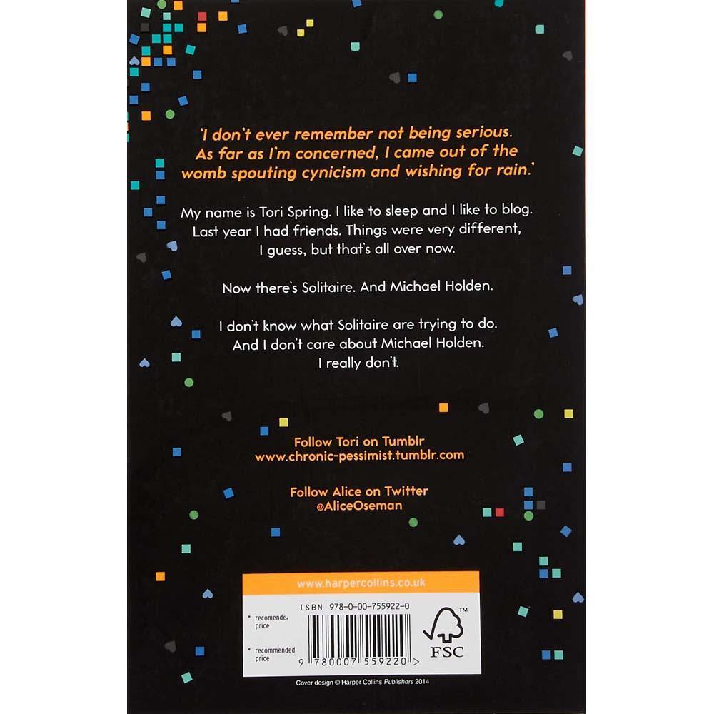 Solitaire (Alice Oseman) Harpercollins (UK)