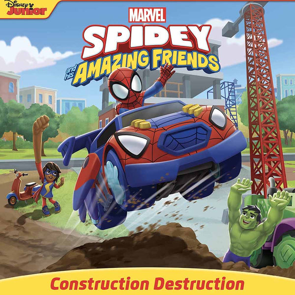 Spidey and His Amazing Friends: Construction Destruction (Marvel)-Fiction: 橋樑章節 Early Readers-買書書 BuyBookBook