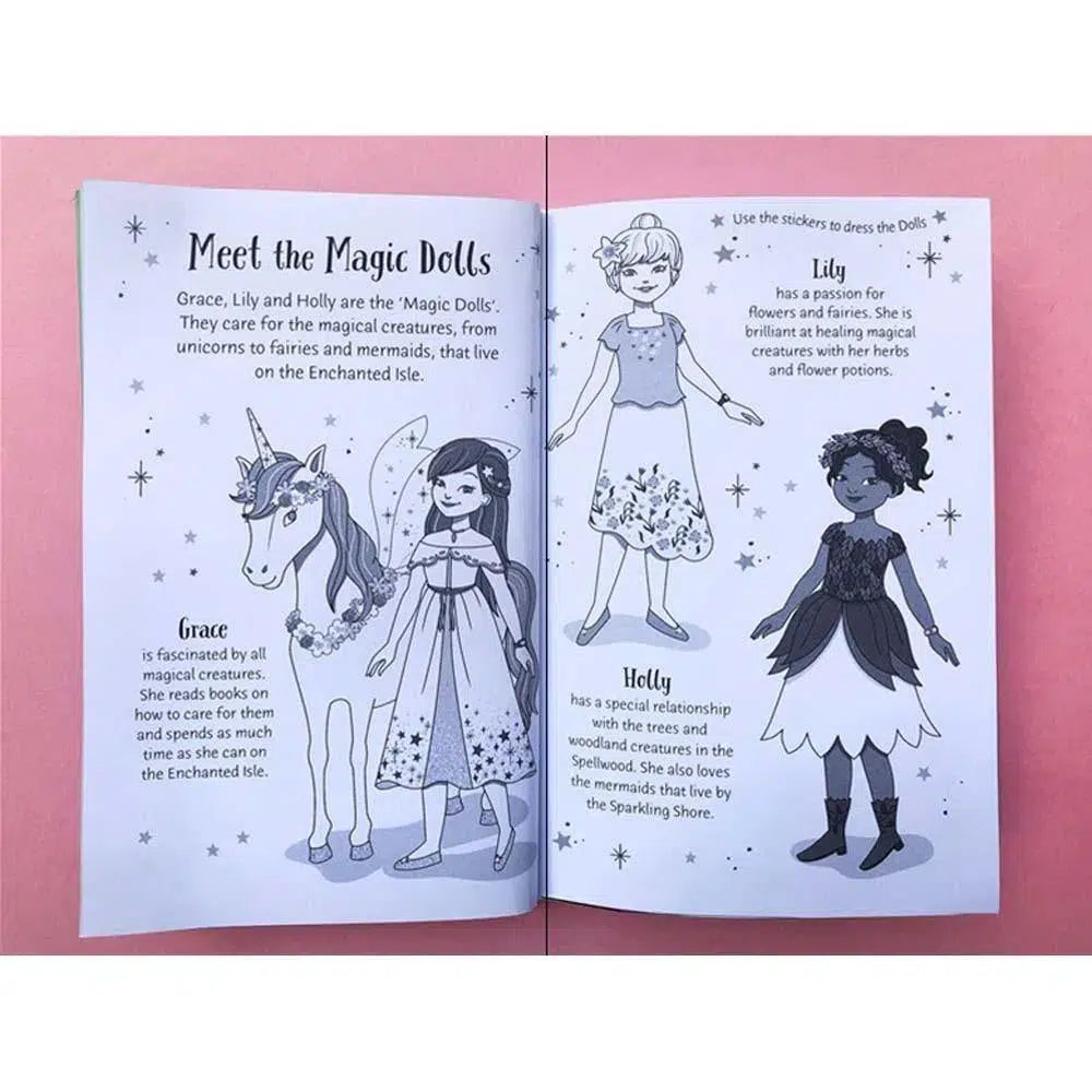 Sticker Dolly Stories #01 Unicorn Rescue (Zanna Davidson) Usborne