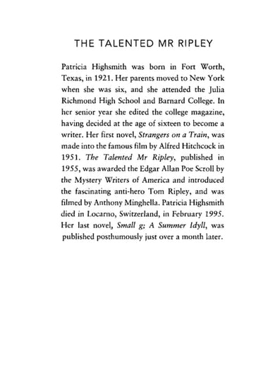 Talented Mr. Ripley, The-Fiction: 偵探懸疑 Detective & Mystery-買書書 BuyBookBook