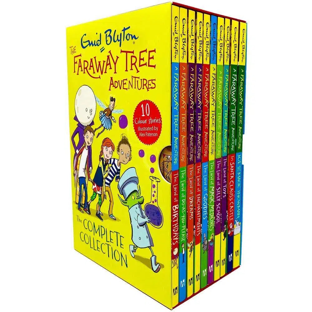 Faraway Treeアドベンチャー全カラー正規品10冊Enid Blyton Faraway Tree Adventures, The (正版) Boxed Collection (10 Books