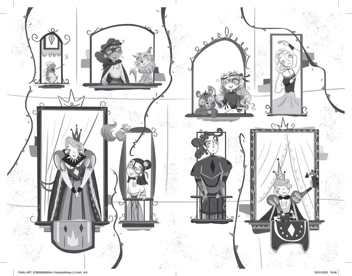 Fairytale Ninjas #01 The Glass Slipper Academy (Paula Harrison)-Fiction: 歷險科幻 Adventure & Science Fiction-買書書 BuyBookBook