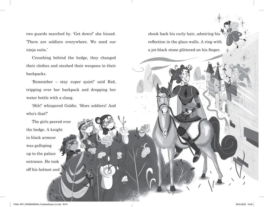 Fairytale Ninjas #01 The Glass Slipper Academy (Paula Harrison)-Fiction: 歷險科幻 Adventure & Science Fiction-買書書 BuyBookBook
