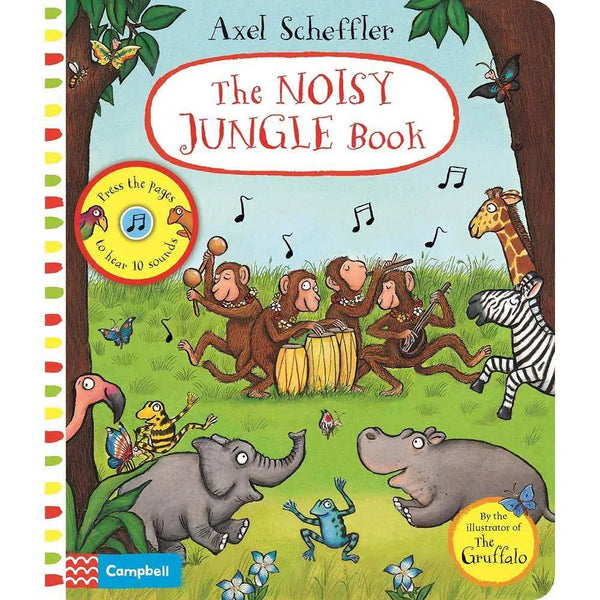 The Noisy Jungle Book (Sound Book) (Axel Scheffler) Campbell