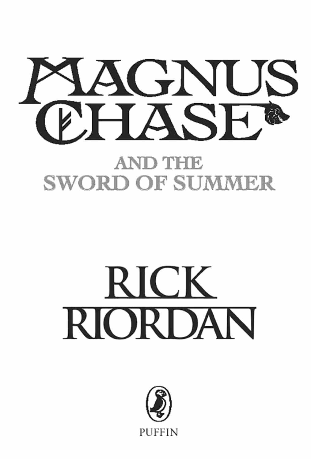 Magnus Chase: #1 The Sword of Summer-Fiction: 歷險科幻 Adventure & Science Fiction-買書書 BuyBookBook