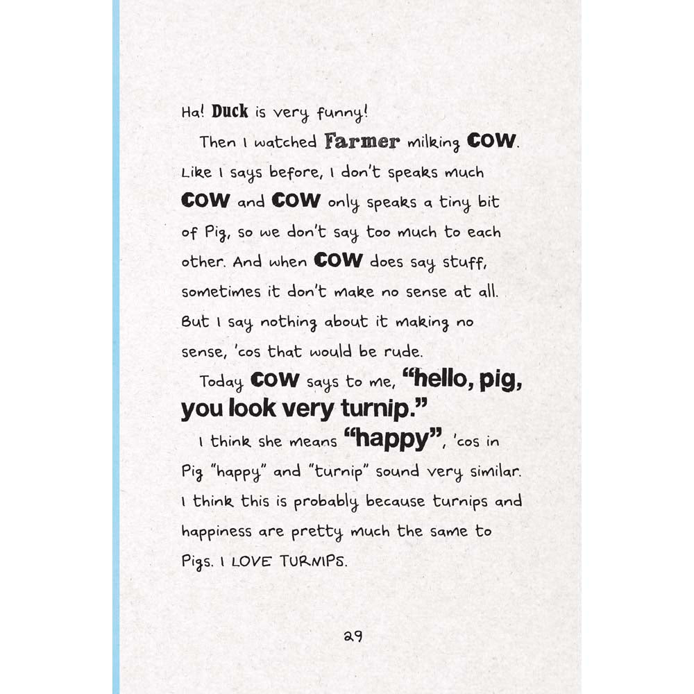 Pig Diaries #1 The Unbelievable Top Secret Diary of Pig (Colour Edition)-Fiction: 橋樑章節 Early Readers-買書書 BuyBookBook