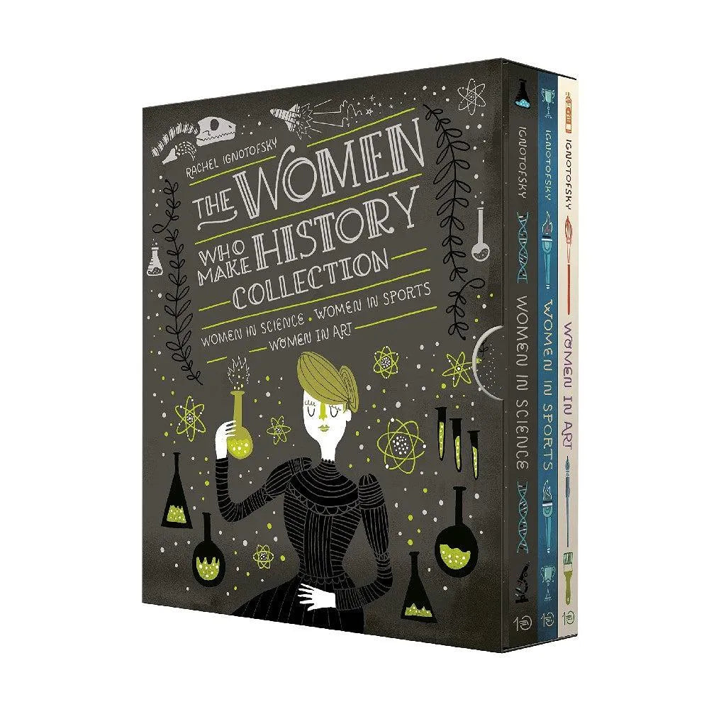 The Women Who Make History Collection (3-Book Boxed Set) (Rachel Ignotofsky)-Nonfiction: 歷史戰爭 History & War-買書書 BuyBookBook