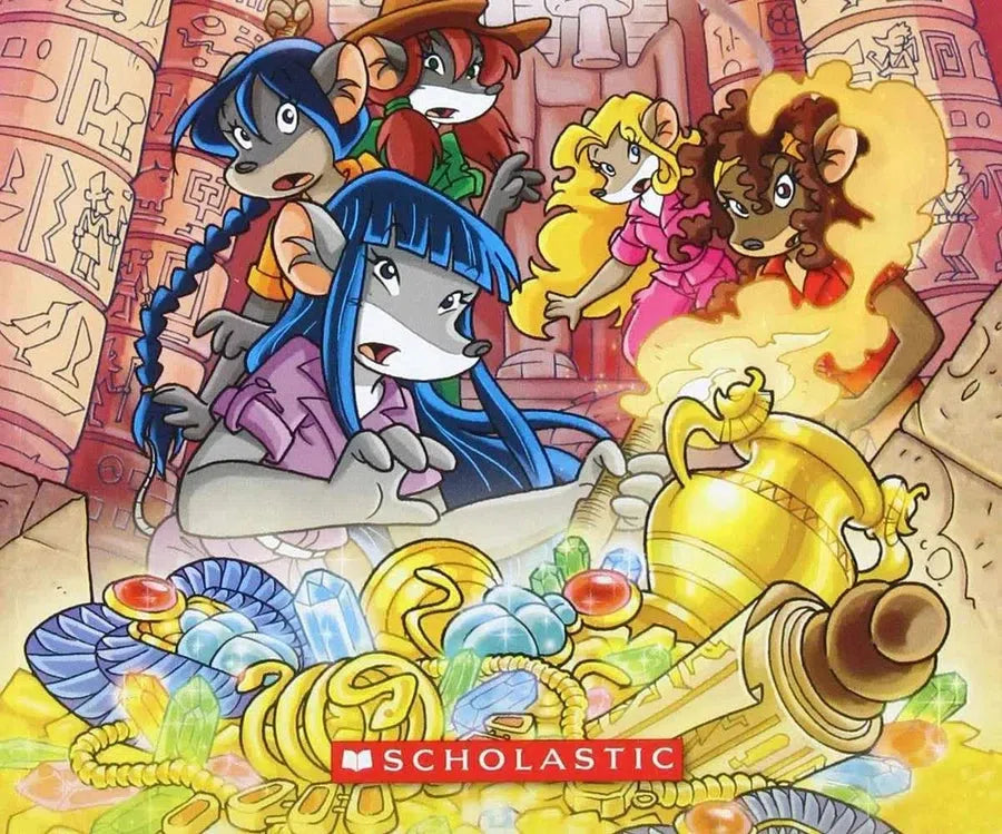 Thea Stilton #11 Thea Stilton and the Blue Scarab Hunt - 買書書 BuyBookBook