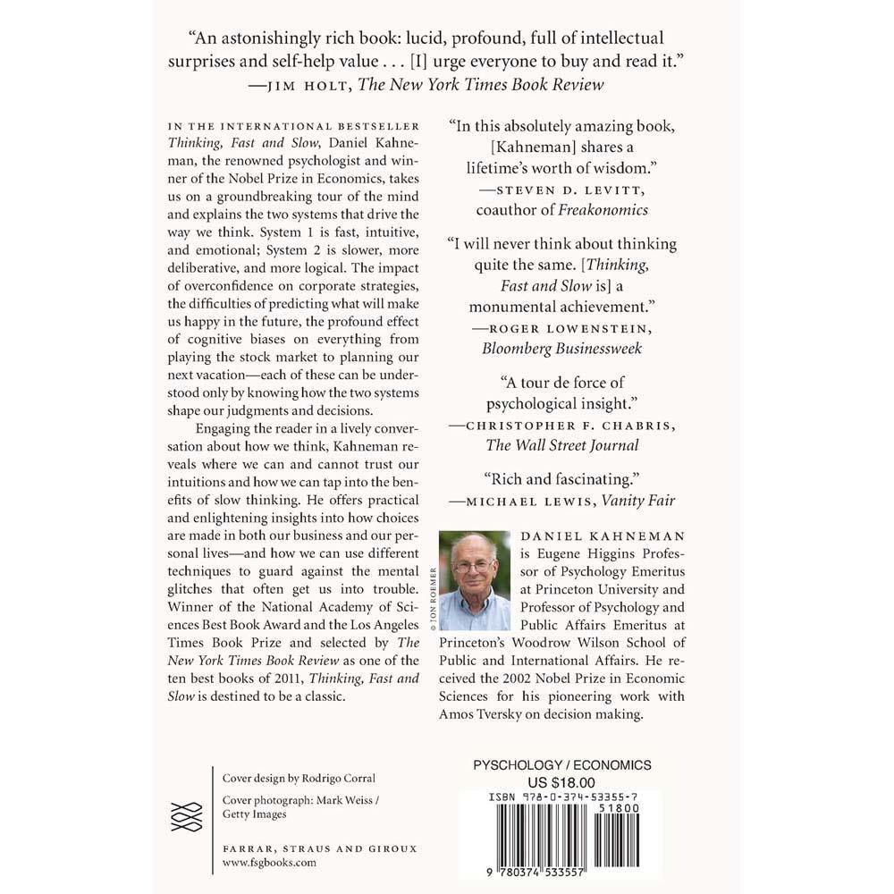 Thinking, Fast and Slow Macmillan US