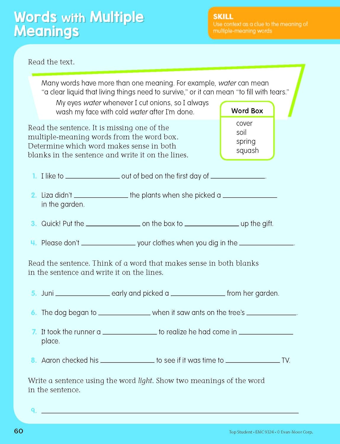 Top Student: Grade 4 Workbook (Evan-Moor)-Activity: 學習補充 Learning & Supplemental-買書書 BuyBookBook