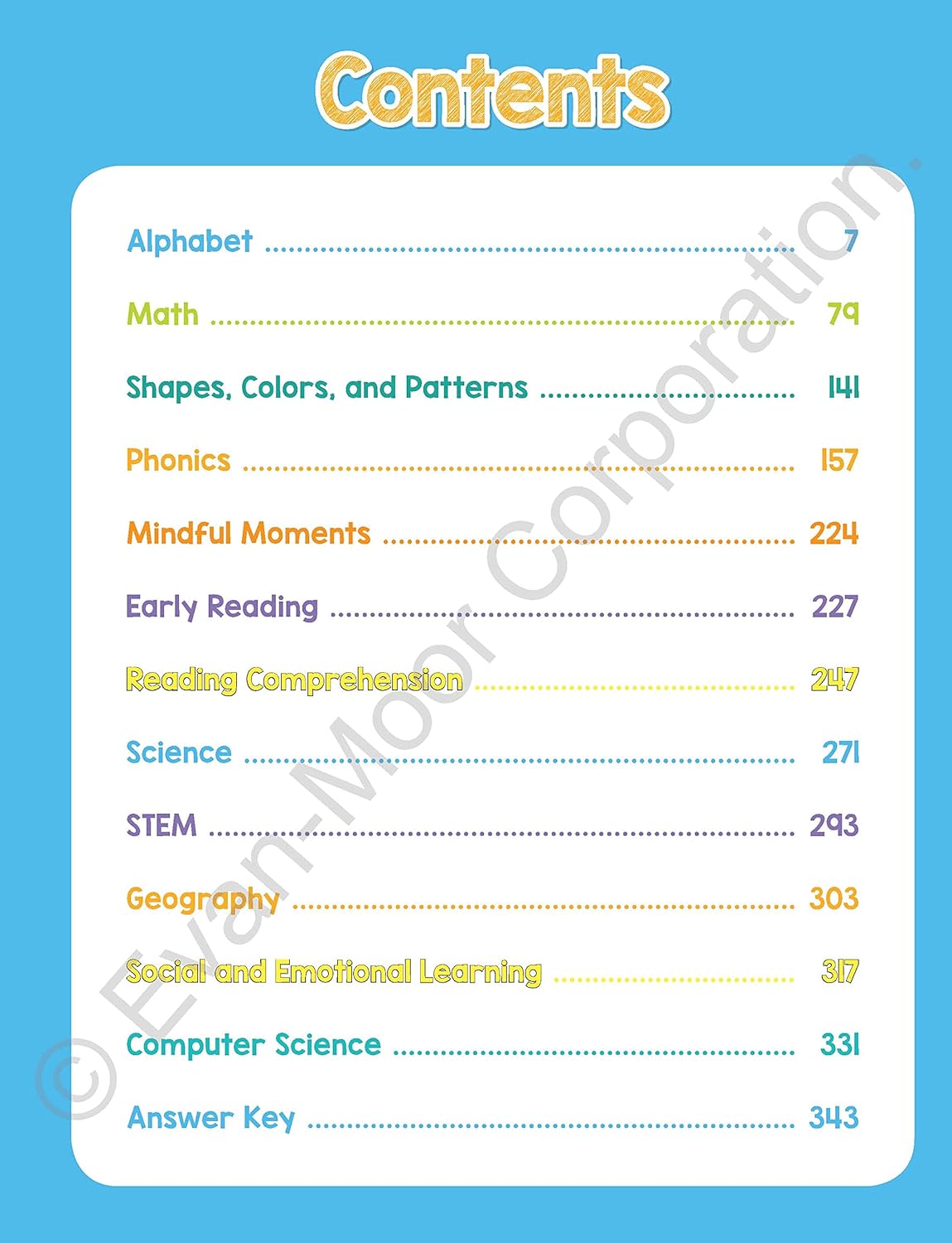 Top Student: Kindergarten Workbook (Grade K) (Evan-Moor)-Activity: 學習補充 Learning & Supplemental-買書書 BuyBookBook