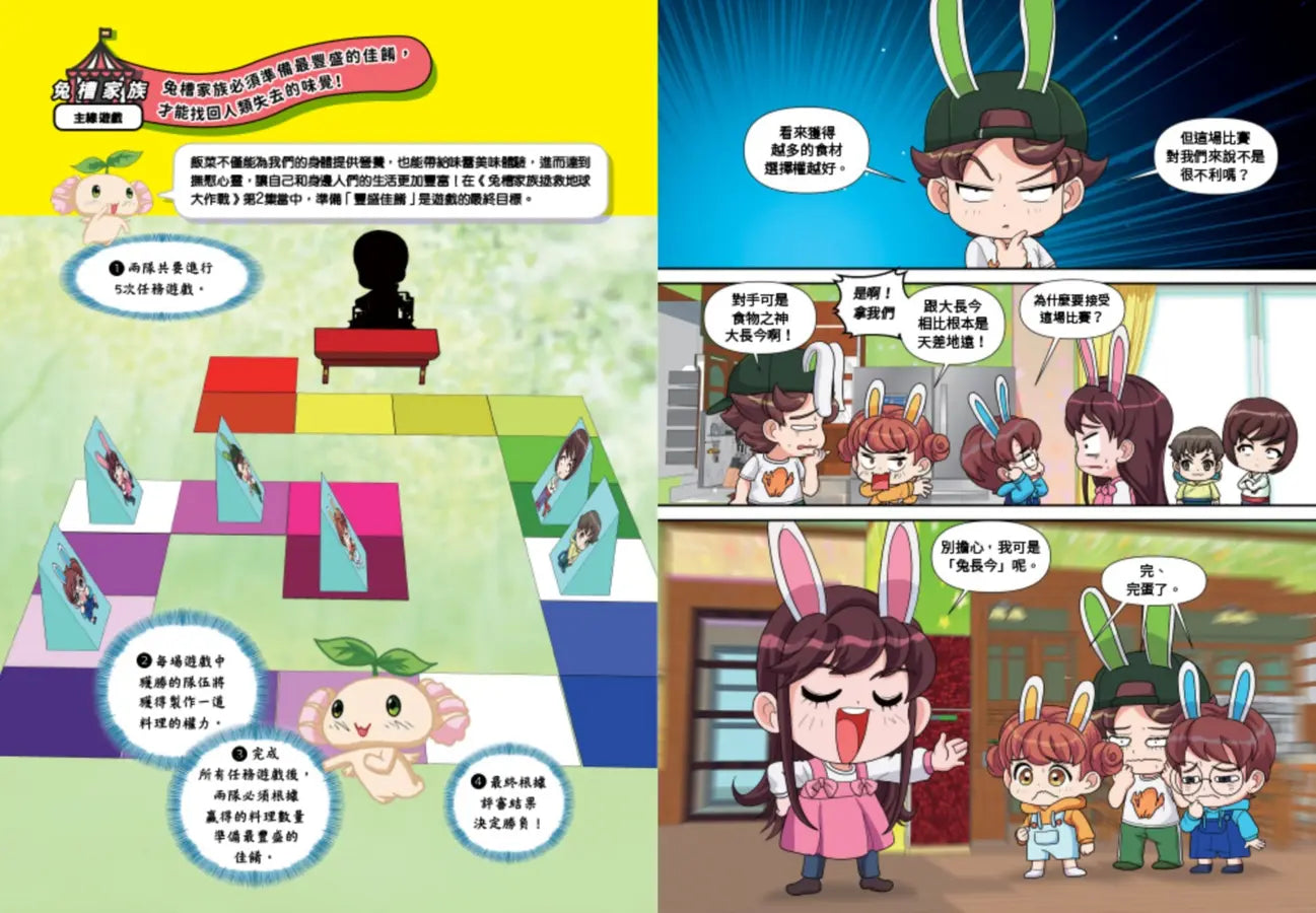 兔槽家族拯救地球大作戰②:拯救被食物垃圾污染的環境【SDGs環保急先鋒】-Children’s / Teenage fiction: Action and adventure stories-買書書 BuyBookBook
