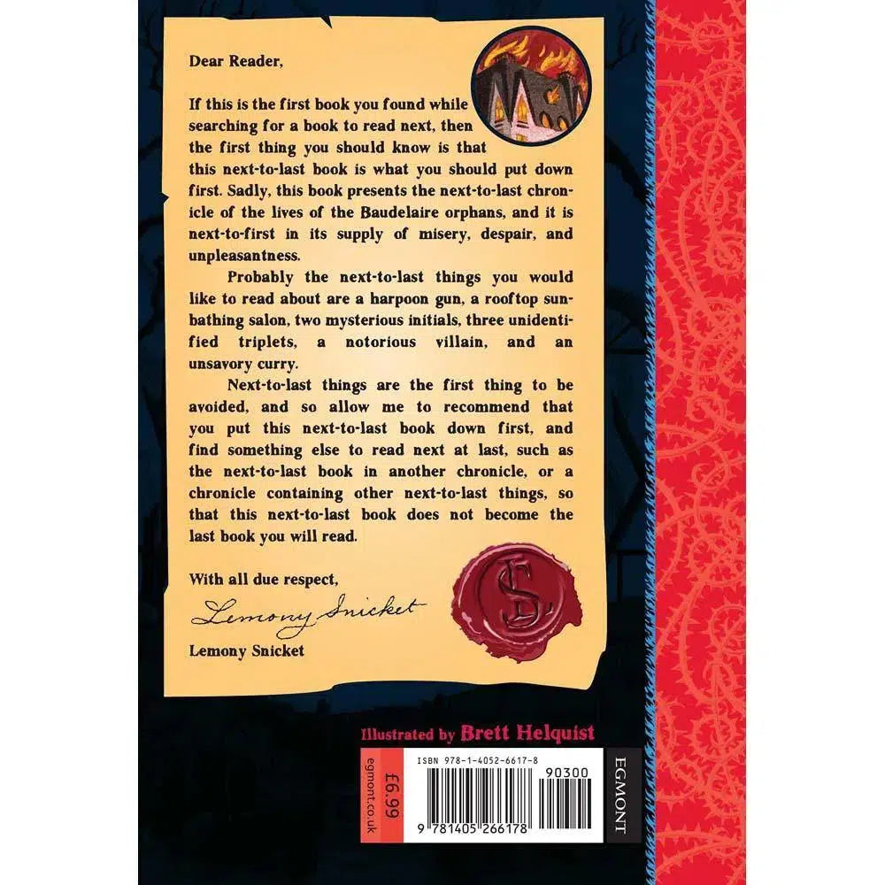 A Series of Unfortunate Events #12 The Penultimate Peril (Paperback) (Lemony Snicket) Harpercollins (UK)