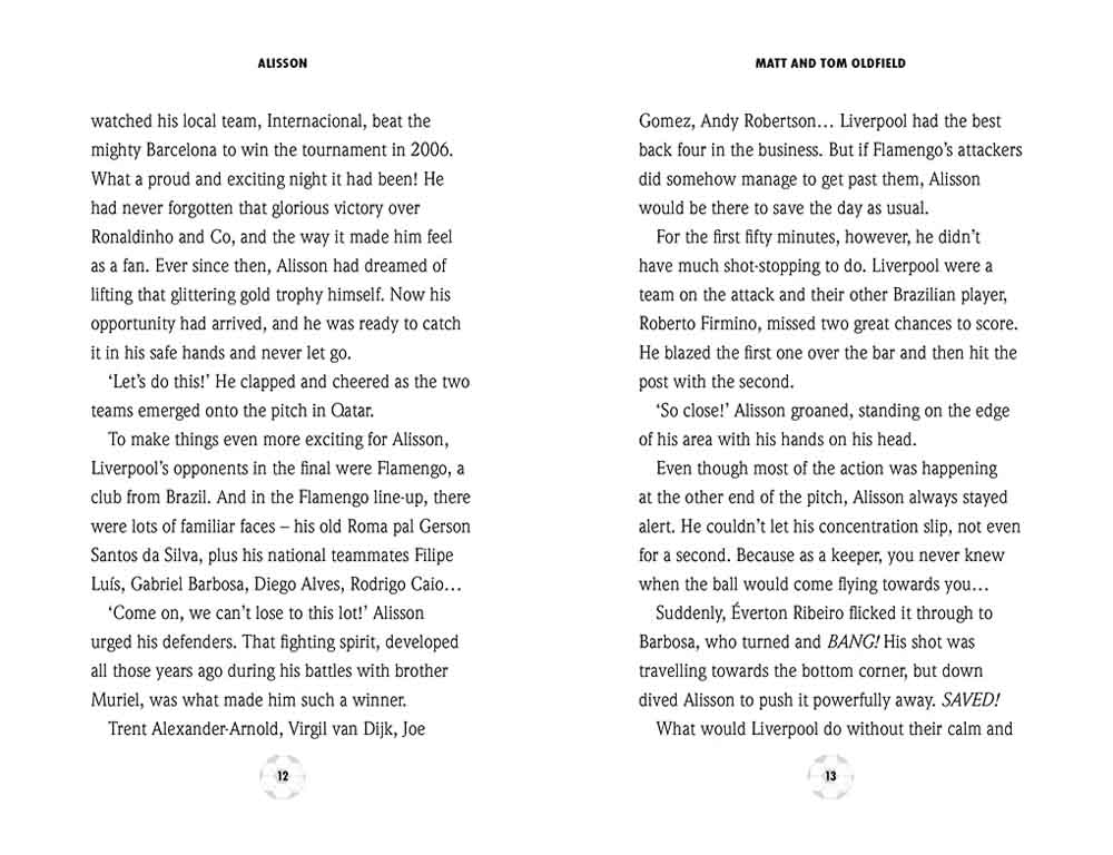 Ultimate Football Heroes - Alisson (Matt & Tom Oldfield)-Nonfiction: 人物傳記 Biography-買書書 BuyBookBook