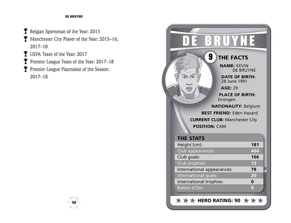 Ultimate Football Heroes - De Bruyne (Matt & Tom Oldfield)-Nonfiction: 人物傳記 Biography-買書書 BuyBookBook