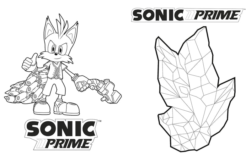 Ultimate Sonic Prime Coloring Book, The (Sonic the Hedgehog) (Patrick Spaziante)-Activity: 繪畫貼紙 Drawing & Sticker-買書書 BuyBookBook