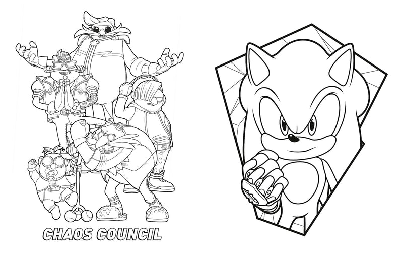 Ultimate Sonic Prime Coloring Book, The (Sonic the Hedgehog) (Patrick Spaziante)-Activity: 繪畫貼紙 Drawing & Sticker-買書書 BuyBookBook