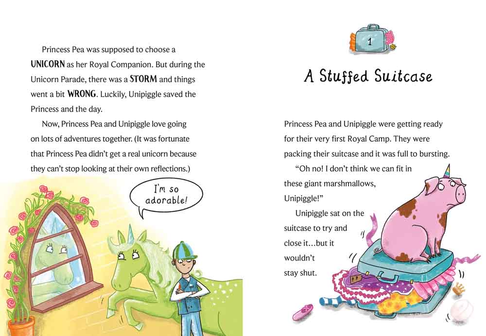 Unipiggle the Unicorn Pig #05 Camping Chaos - 買書書 BuyBookBook