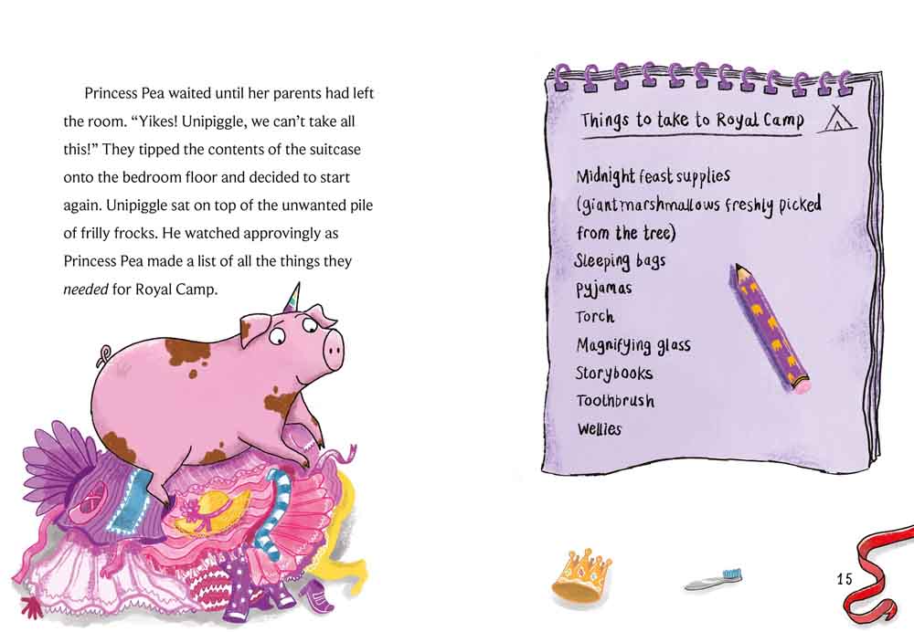Unipiggle the Unicorn Pig #05 Camping Chaos - 買書書 BuyBookBook
