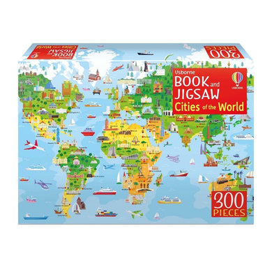 Cities of the World (Usborne Book and Jigsaw) (300 pcs) Usborne