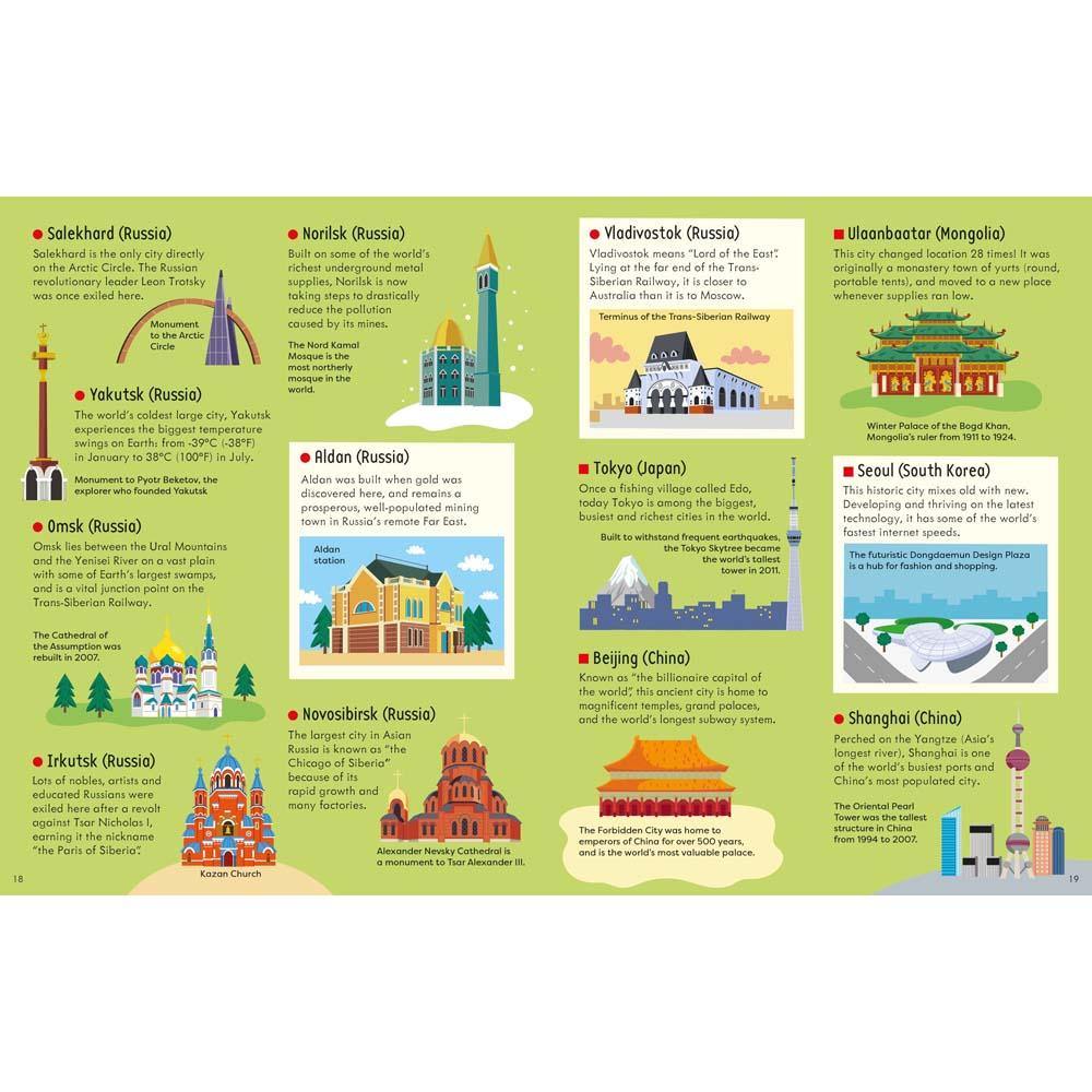 Cities of the World (Usborne Book and Jigsaw) (300 pcs) Usborne