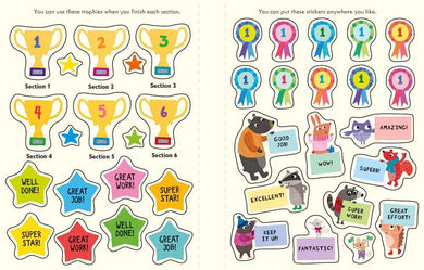 Usborne English and Maths Giant Workbook (Age 5-6) - 買書書 BuyBookBook
