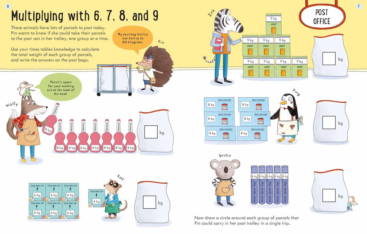 Usborne Workbooks Multiplying (Age 7-8) Usborne