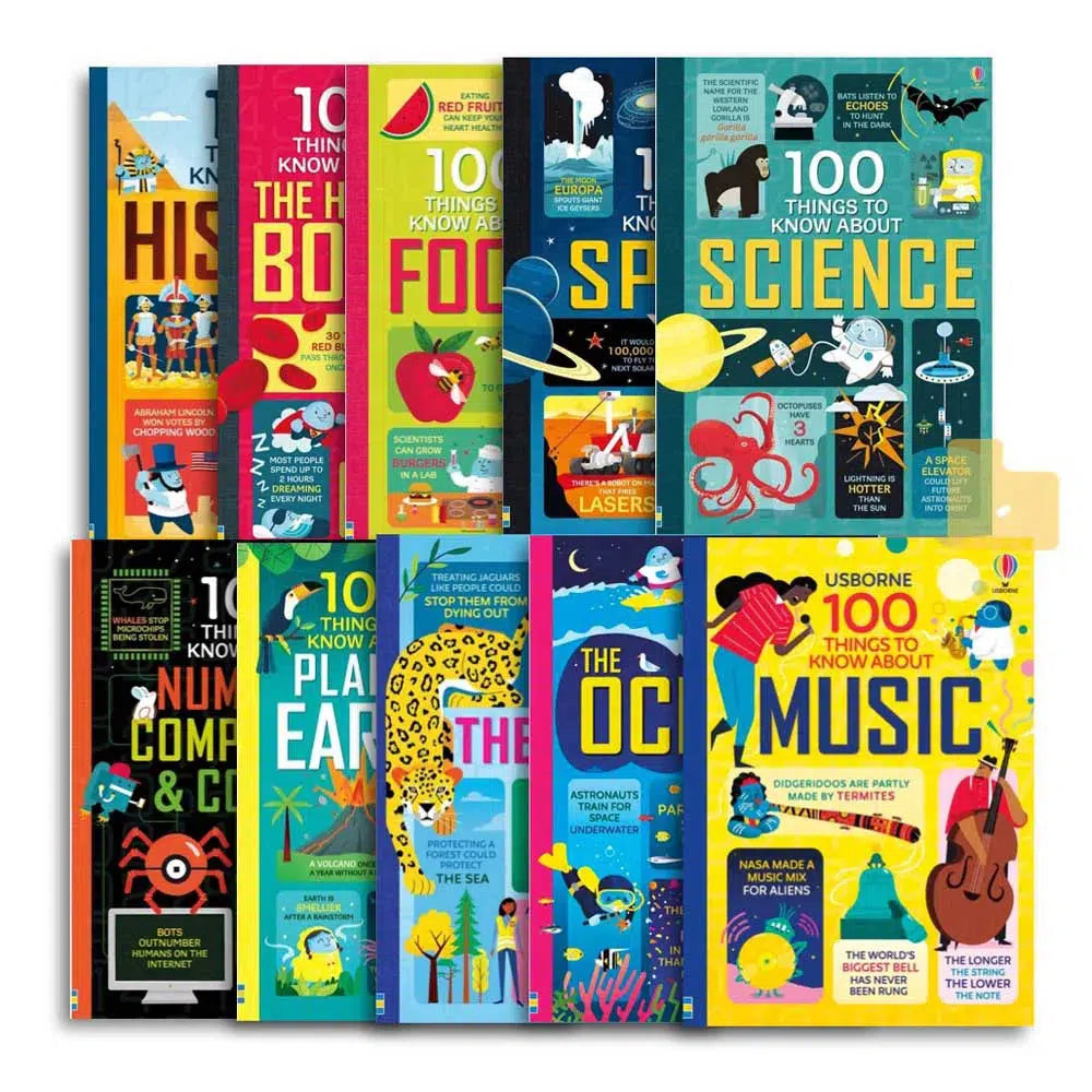 Usborne (正版) 100 things to know Bundle