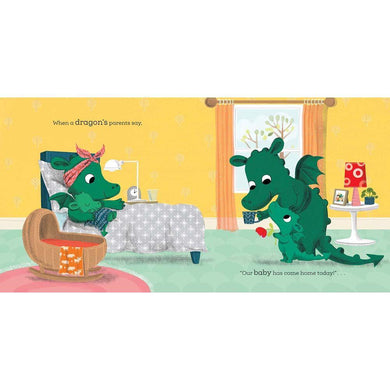 When a Dragon Meets a Baby (Paperback with QR code)(Nosy Crow)(Caryl Hart) Nosy Crow