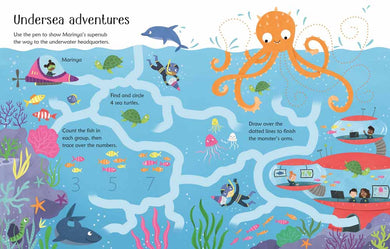 Wipe-Clean Superhero Activities Usborne