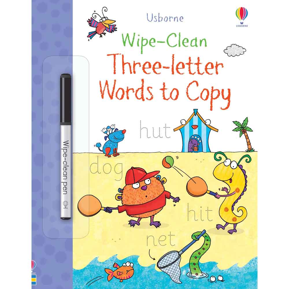 Wipe-Clean Three-Letter Words to Copy - 買書書 BuyBookBook
