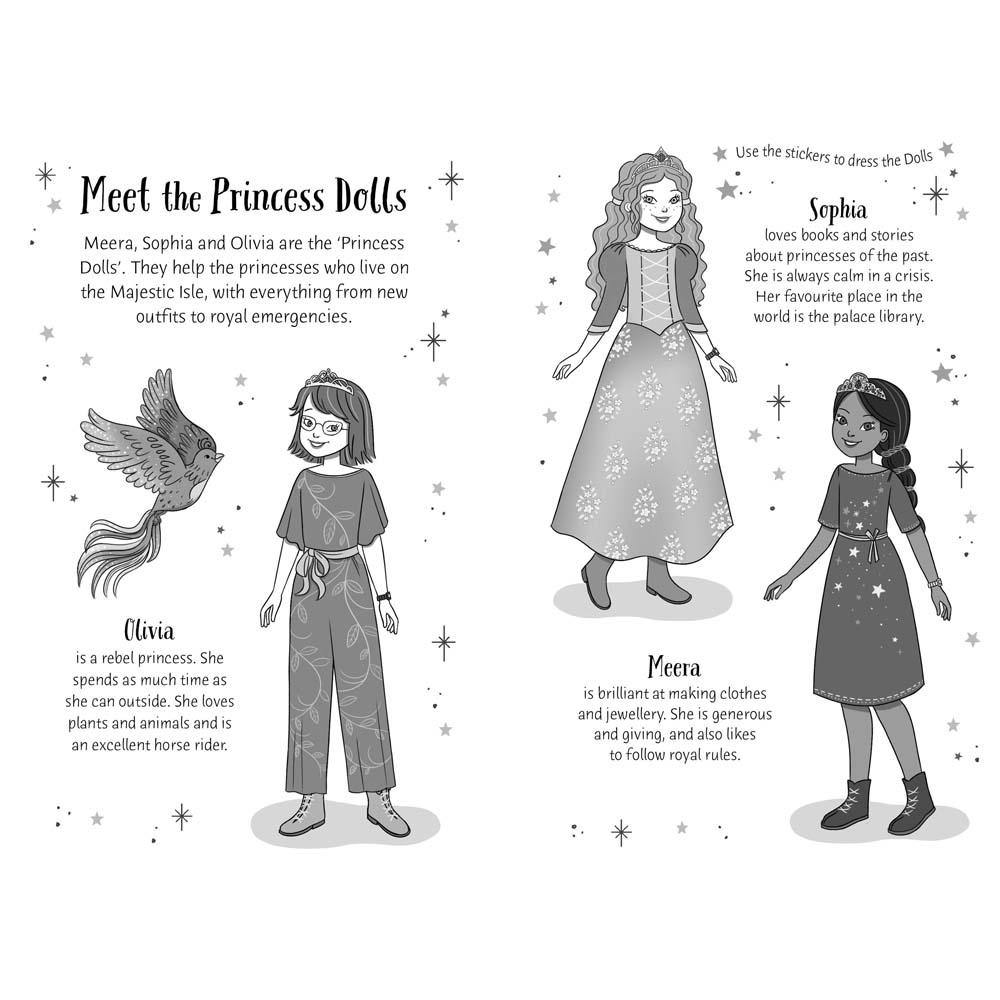 Sticker Dolly Stories #07 Woodland Princess (Zanna Davidson) Usborne