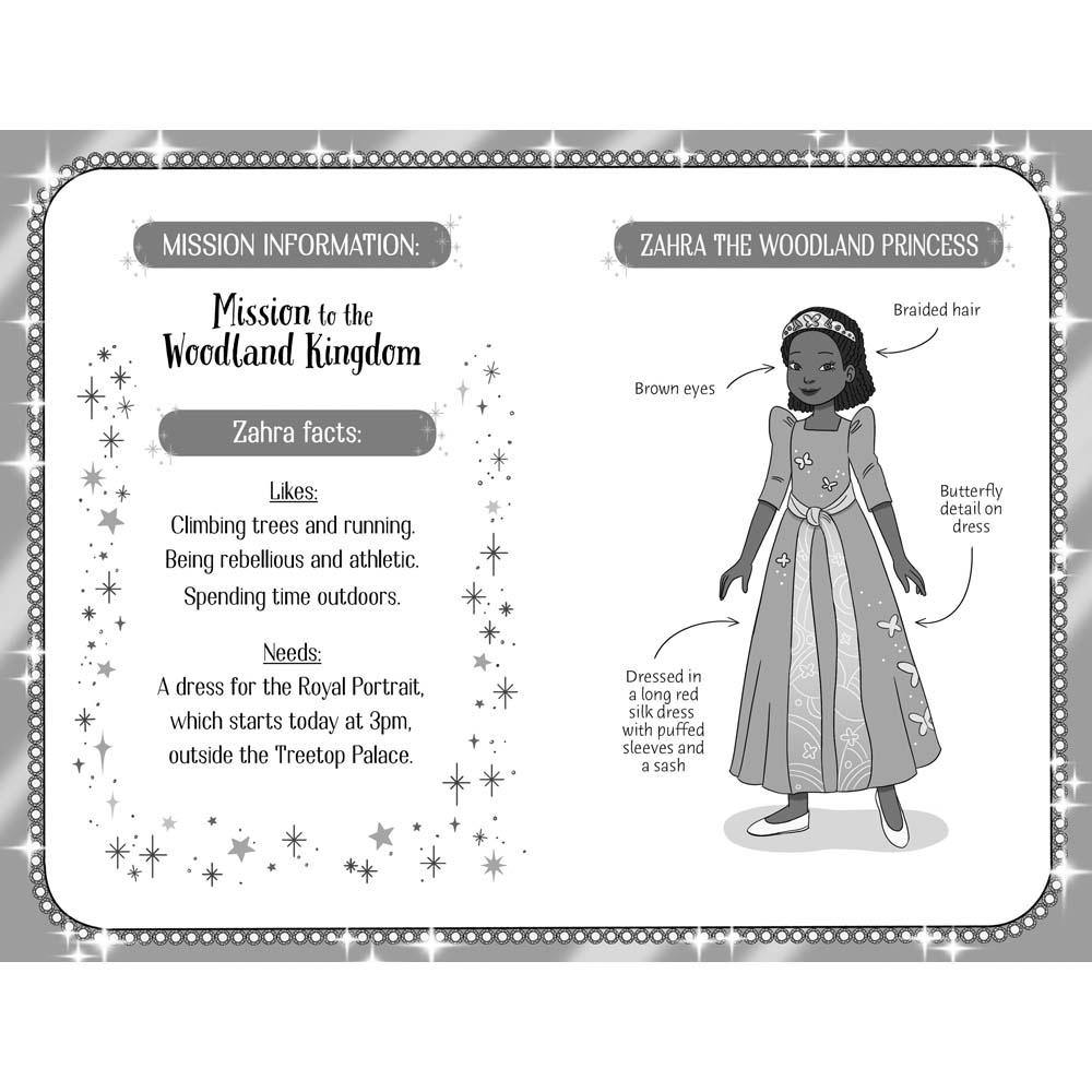 Sticker Dolly Stories #07 Woodland Princess (Zanna Davidson) Usborne