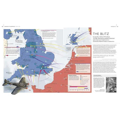 World War II Map by Map (Hardback) DK UK