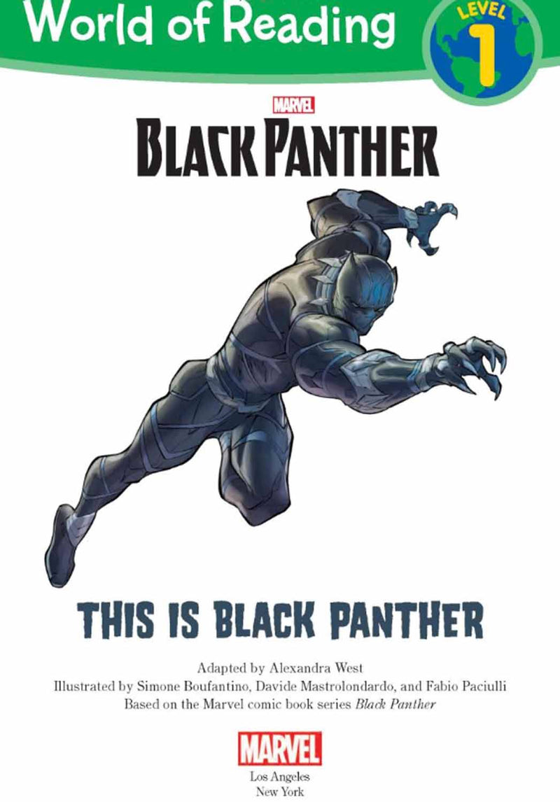 World of Reading: Black Panther: This is Black Panther-Level 1 (Marvel)-Fiction: 歷險科幻 Adventure & Science Fiction-買書書 BuyBookBook