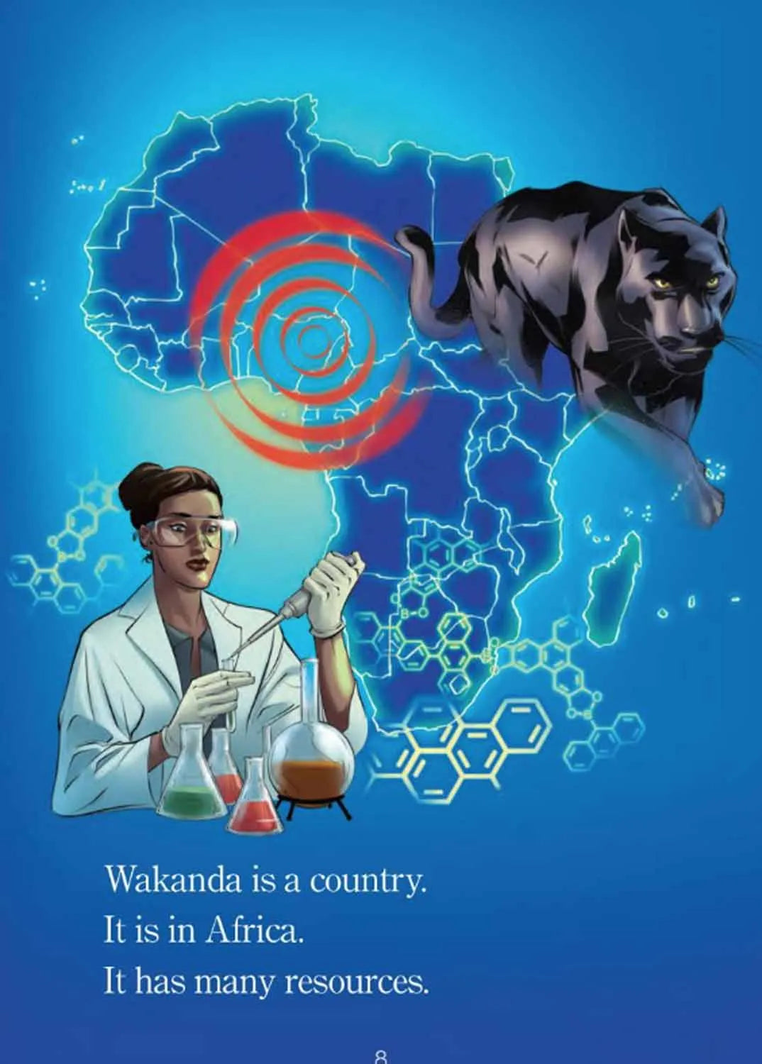 World of Reading: Black Panther: This is Black Panther-Level 1 (Marvel)-Fiction: 歷險科幻 Adventure & Science Fiction-買書書 BuyBookBook