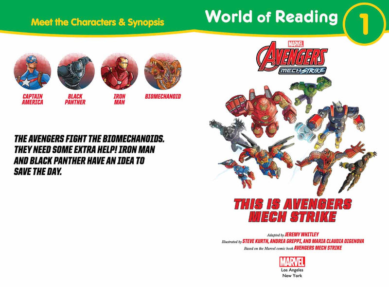 World of Reading: This is Avengers Mech Strike (Marvel)-Fiction: 歷險科幻 Adventure & Science Fiction-買書書 BuyBookBook