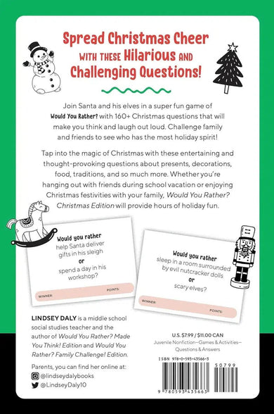 Would You Rather? Christmas Edition (Lindsey Daly)-Activity: 學習補充 Learning & Supplemental-買書書 BuyBookBook