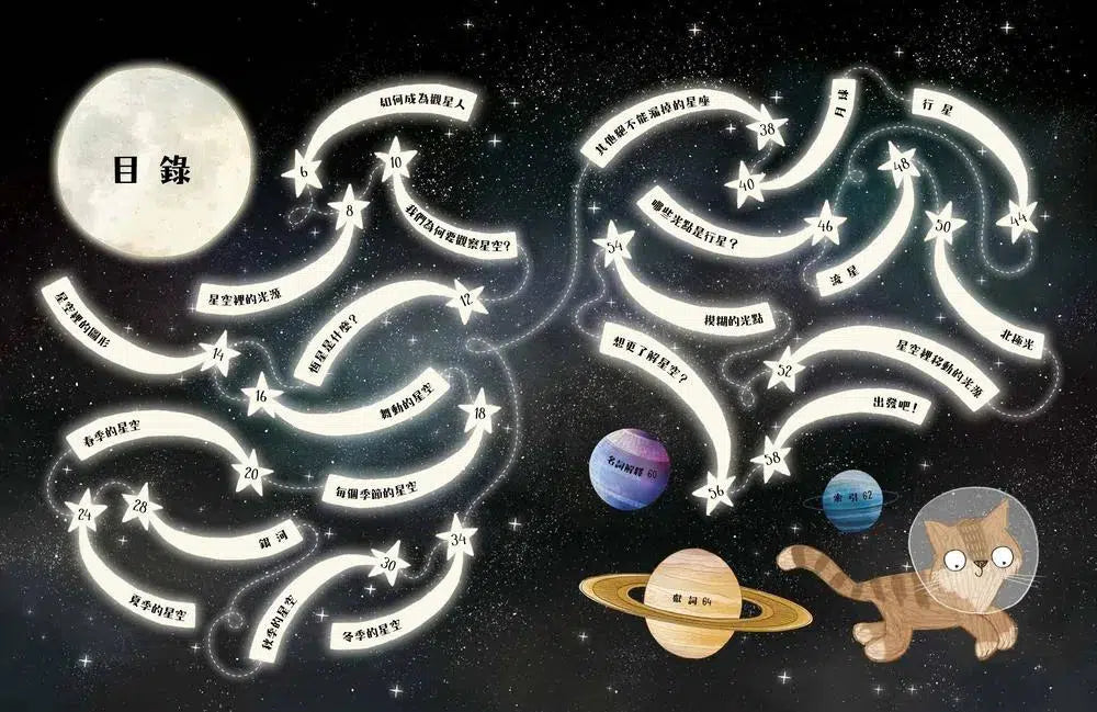 宇宙第一喵星人星空導覽 (史都華.艾特金森 Stuart Atkinson)-非故事: 天文地理 Space & Geography-買書書 BuyBookBook