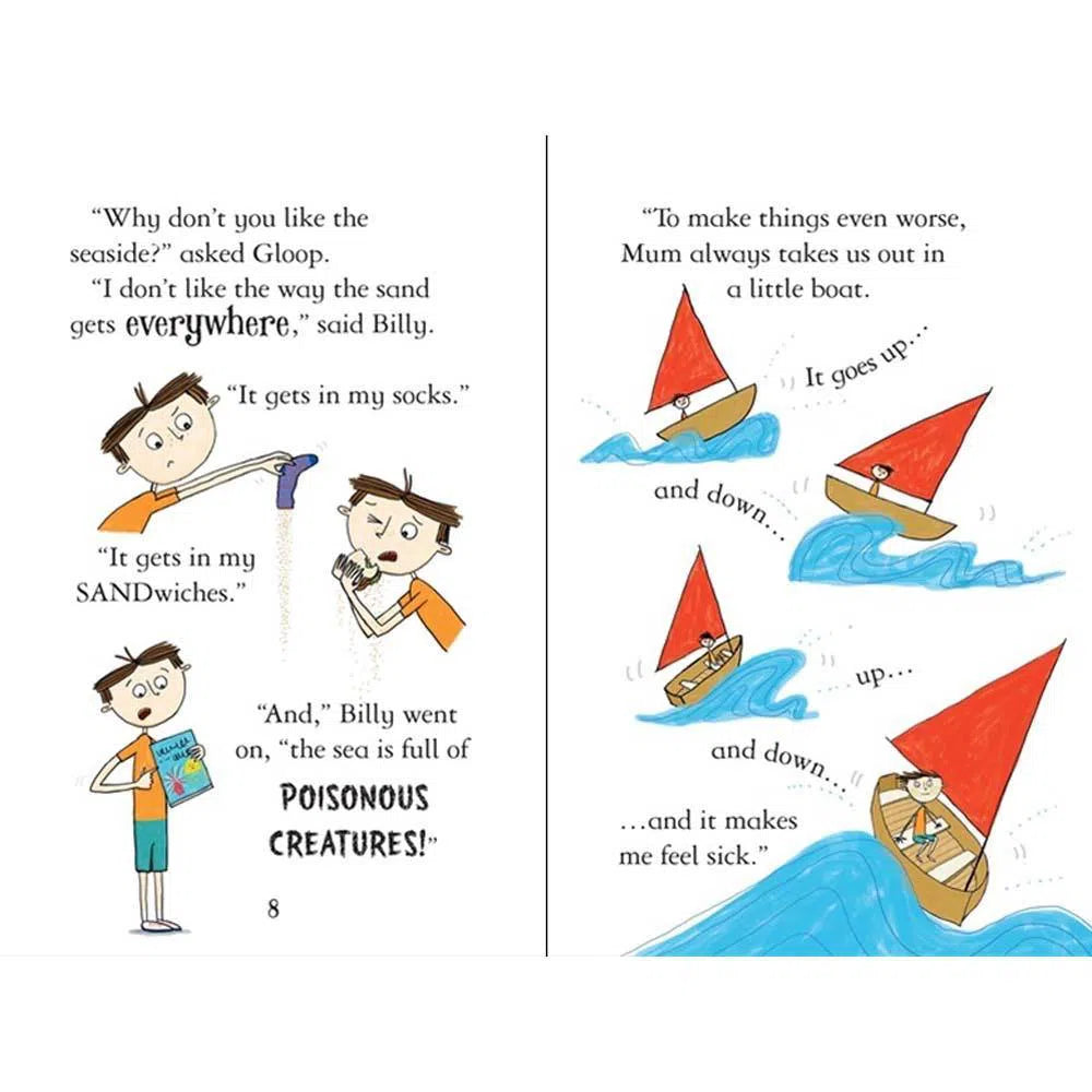 Billy and the Mini Monsters #09 Monsters at the Seaside (Paperback)(Zanna Davidson) Usborne