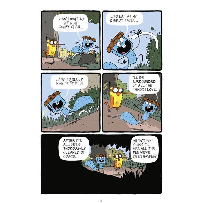 Bird & Squirrel #4 On Fire Scholastic