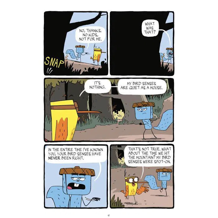 Bird & Squirrel #4 On Fire Scholastic