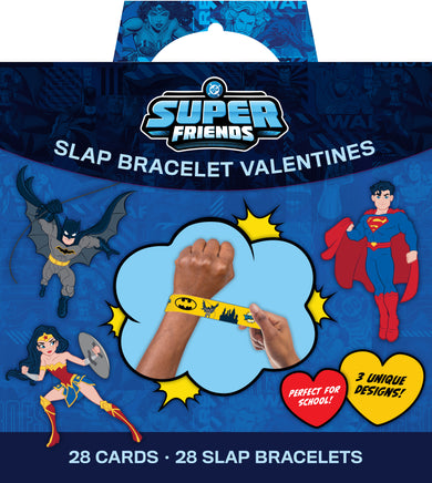 DC: Super Friends Slap Bracelet Valentines