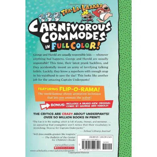 Captain Underpants #02 and the Attack of the Talking Toilets Color (Paperback) (Dav Pilkey) Scholastic