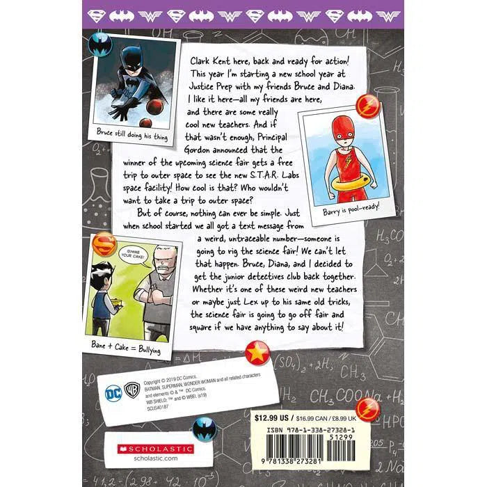 DC Comics Secret Hero Society #04 Science Fair Crisis (Hardback) Scholastic