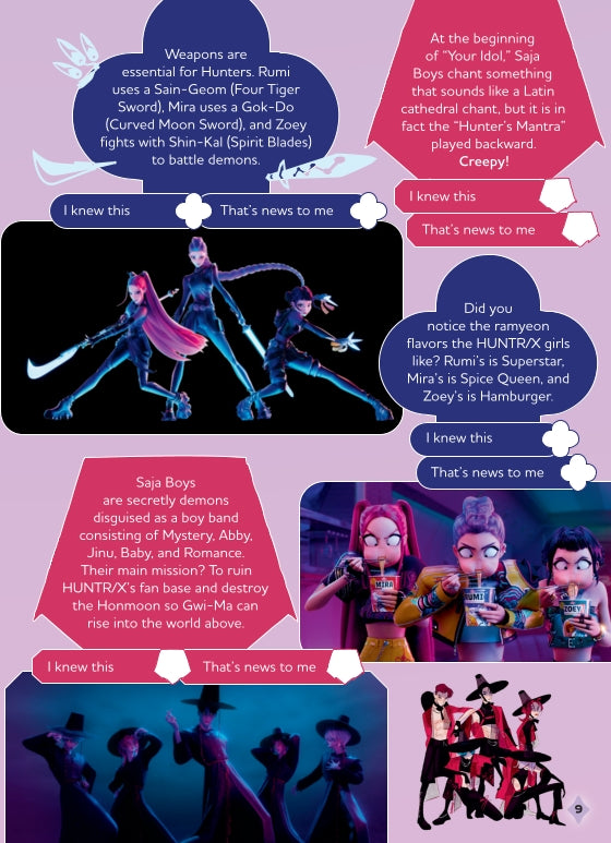 KPop Demon Hunters Official Fan Book